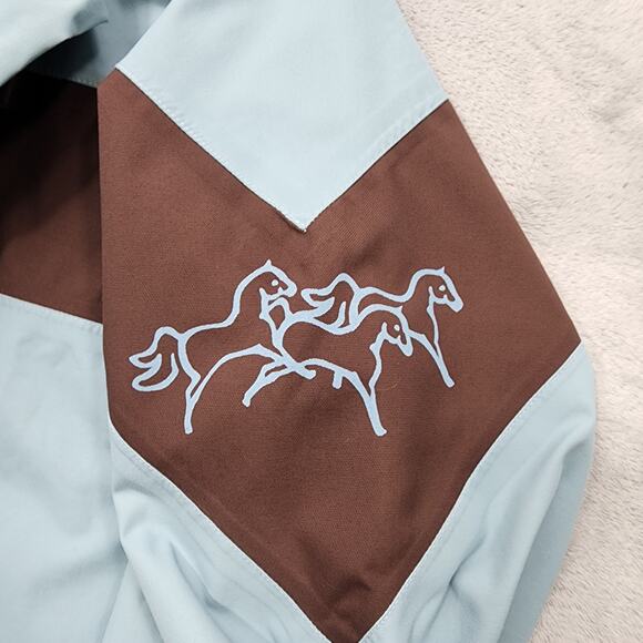 EOUS Jacket Womens S Blue Brown Equestrian Riding Horses Waterproof Full Zip - Picture 4 of 16